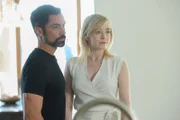 L-R: Danny Pino as Miguel Galindo and Sarah Bolger as Emily Thomas