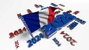 France 2024 Designs with flag in the wind