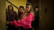 L-R: Rasaq (Roxana Samadi), Hajra (Soma Pysall), Jazz (Jeanne Goursaud), Fanta (Jobel Mokonzi)