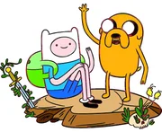 L-R: Finn (Jeremy Shada), Jake (John DiMaggio)