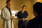 L-R:Harry Vanderspeigle (Alan Tudyk), Asta Twelvetrees (Sara Tomko)