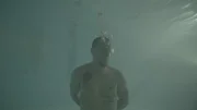 Man in water