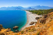 Beach at Antalya, Turkey