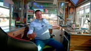 Dennis Ruppert im Cockpit seines Frisbee. Bild kann für alle drei Teile genutzt werden.