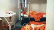 The prison cell where Jeffrey Epstein died.