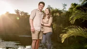 Chandler Powell and Bindi Irwin at the Australia Zoo.