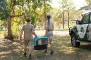 Robert and Renee releasing Dora the Koala