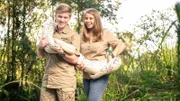 Robert and Bindi Irwin at the Australia Zoo.