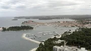 Rovinj, Drohnenaufnahme.