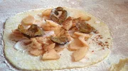 "Erdäpfelzelten" - ein Strudel.