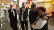 Second, third and fourth from the left: Markus Ott, Daniel Bumann, Trudi Ott