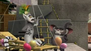 L-R: King Julien, Maurice