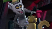 L-R: King Julien, Mort