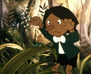 Grashüpferfangen macht Pinocchio viel mehr Spaß als die dumme Lernerei.