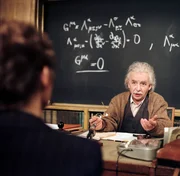 Talivaldis Abolins als Albert Einstein