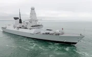 British Royal Navy destroyer HMS Diamond (D34).