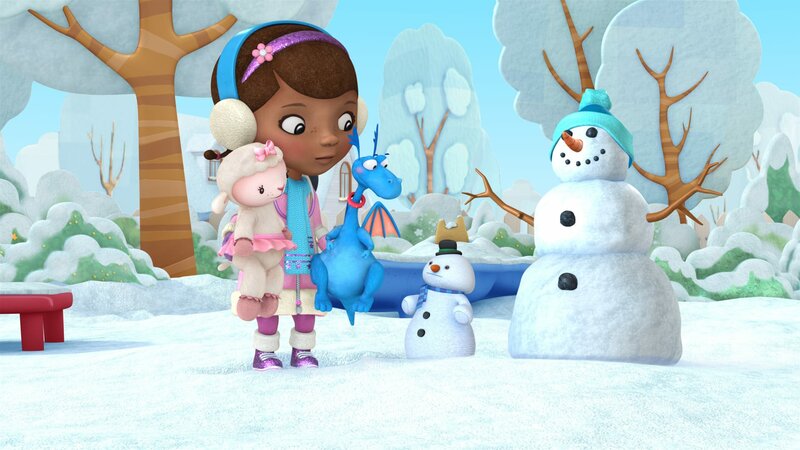 DOC MCSTUFFINS - "Chilly Gets Chilly" - Doc teaches Chilly and the rest of the toys about the ...