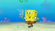 L-R: Shiny Bubble, SpongeBob