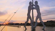 Ein guter Angelplatz am "Molecule Man".