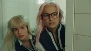 L-R: Jasmyn (Sarah Nauta), Anika Hunter (Kyra Isako Smith)