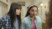 L-R: Jasmyn (Sarah Nauta), Anika Hunter (Kyra Isako Smith)