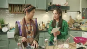 L-R: Dottie (Cystine Carreon), Anika Hunter (Kyra Isako Smith)