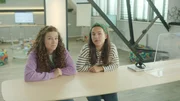L-R: Jennie (Alyssa Guerrouche), Anika Hunter (Kyra Isako Smith)