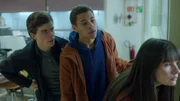 L-R: Florian (Padraig Turley), Oliver (Eliyha Altena), Jasmyn (Sarah Nauta)