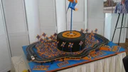 Race car cake.