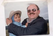 Marc-David Jung with his father