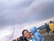 Marc-David Jung with his mother