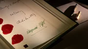 Staatsvertrag, Unterschrift von Leopold Figl.