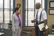 Melissa Fumero (Amy Santiago), Terry Crews (Terry Jefford).