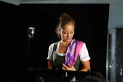 Nicole Moser im Dirndl.