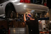 Ant Anstead working on the BMW Z3 M.