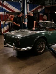 Hand Over of the Triumph TR4.