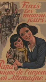 Politisches Plakat aus dem Zweiten Weltkrieg