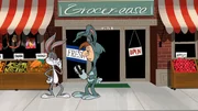 Bugs Bunny trifft in der Stadt auf seinen Doppelgänger.