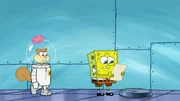 L-R: Sandy, SpongeBob