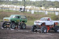 Chuck D readies to signal JDB II and Mud Stick to take off. Chuck D readies to signal JDB II and Mud Stick to take off.