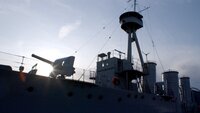 "HMS Caroline" ist das letzte erhaltene Kriegsschiff, das an der Skagerrakschlacht beteiligt war. Seit 2016 ist sie ein Museumsschiff in Belfast.