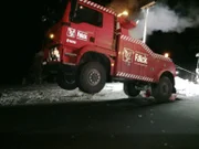 ORKANGER, NORWAY - Marius Winum's tow truck in action. (Photo Credit: National Geographic Channels)