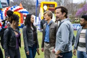 (v.l.n.r.) Riley Davis (Tristin Mays); Desi Nguyen (Levy Tran); Angus MacGyver (Lucas Till); Russ Taylor (Henry Ian Cusick); Wilt Bozer (Justin Hires)