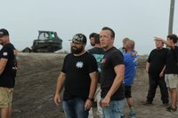 Hosts Chris Ledford and Matt Steele admire the challenging new track. Hosts Chris Ledford and Matt Steele admire the challenging new track.