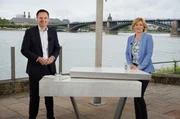 Heute im „SWR Aktuell Sommerinterview“ mit Sascha Becker (li.): Julia Klöckner (CDU)