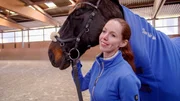 Amy Schulenburg hofft, dass ihr Pferd Lucky den Polizeitest besteht.