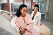 (l-r) Brittany Bradford as Nia Ladipo, Freema Agyeman as Dr. Helen Sharpe