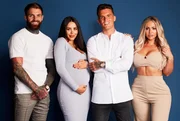 L-R: Aaron Chalmers, Marnie Simpson, Gary Beadle, Holly Hagan