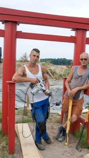 Projekt Geisterbrücke: Matze (l.) und Andreas.