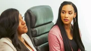 Karen (left) & Chantel (right) consult with a private investigator.